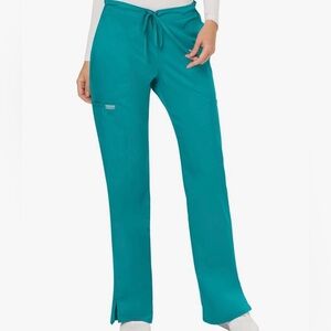 Cherokee Women’s Teal Blue Scrub Pants SIZE M TALL